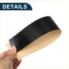 Black and beige double-sided adhesive tape with glossy and matte sticky sides for 8 pcs door pillar window trim toyota prius