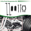 Black front suspension kit with ribbed rubber boots and metal joints for toyota rav4 stabilizer bar links