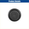 Black circular magnetic cap with textured surface and smooth rim for 80 pcs front fender retainer clips toyota