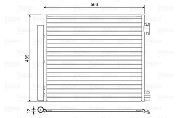 Valeo Air Conditioning Condenser Parallel Flow