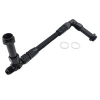 1 x Carburettor 241mm Fuel Inlet Rail Kit -8AN Fit For Holley Dual Fuel Line 4150
