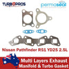 Nissan Pathfinder R51 YD25 2.5L Permaseal Exhaust Manifold&Turbo Gasket Kit