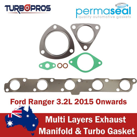 Ford Ranger 3.2L 2015 Onwards Permaseal Exhaust Manifold&Turbo Gasket Kit