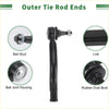 8pcs Front Suspension Kit Tie Rod Ends & Ball Joints for Toyota