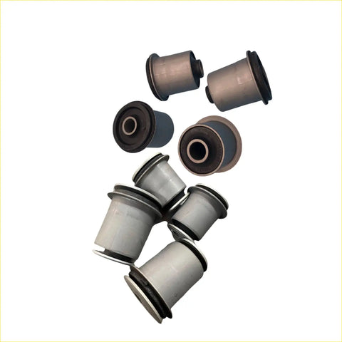 Gray rubber control arm bushings with black inner seals for toyota hilux kun26r 2005-2015 3.0 diesel