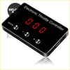 Black 9-mode electronic throttle controller with red digital display and silver buttons for holden colorado rg 2012+