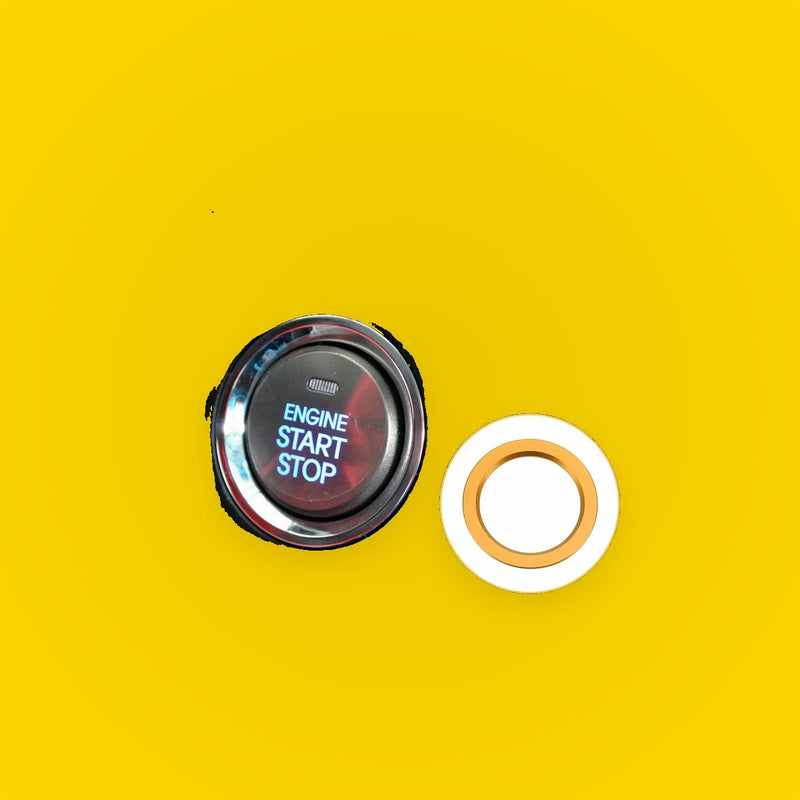 Engine Start Stop Button Knob Cover Ring for Toyota Tacoma