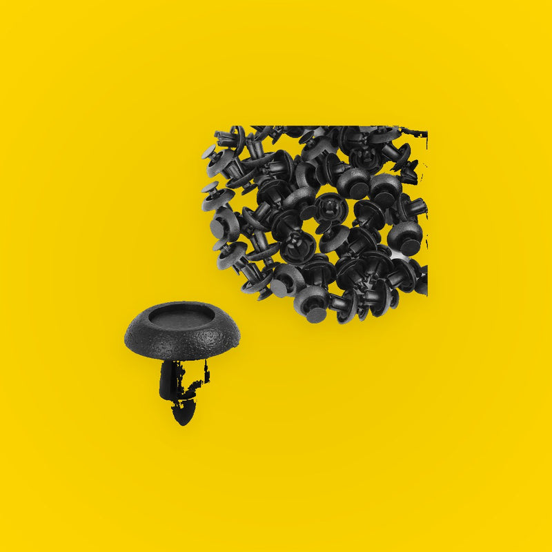 50 x Engine Cover Grille Bumper Push Retainer Clips for