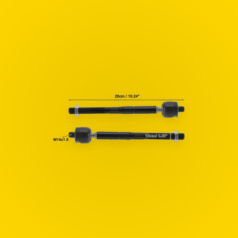 2 x Front Inner Tie Rod End Links for Toyota Sienna