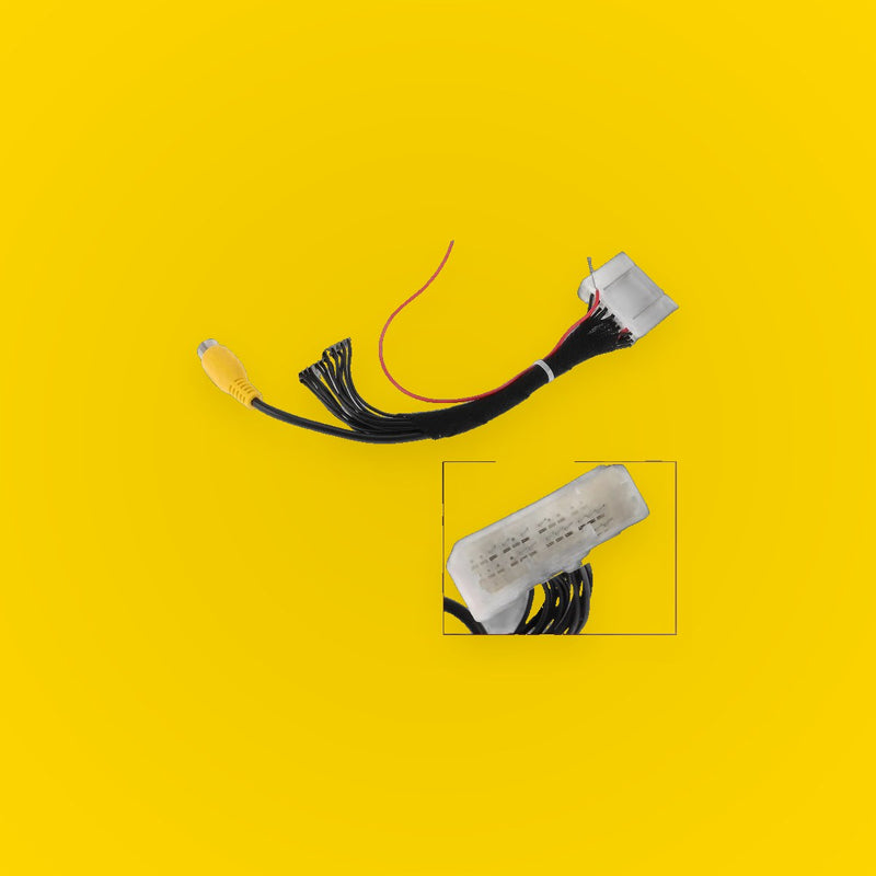 Rear View Camera Adapter Wire Harness Cable for Toyota