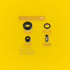 Fuel Injector Seal O Ring 4 x for Toyota L4 1.8L
