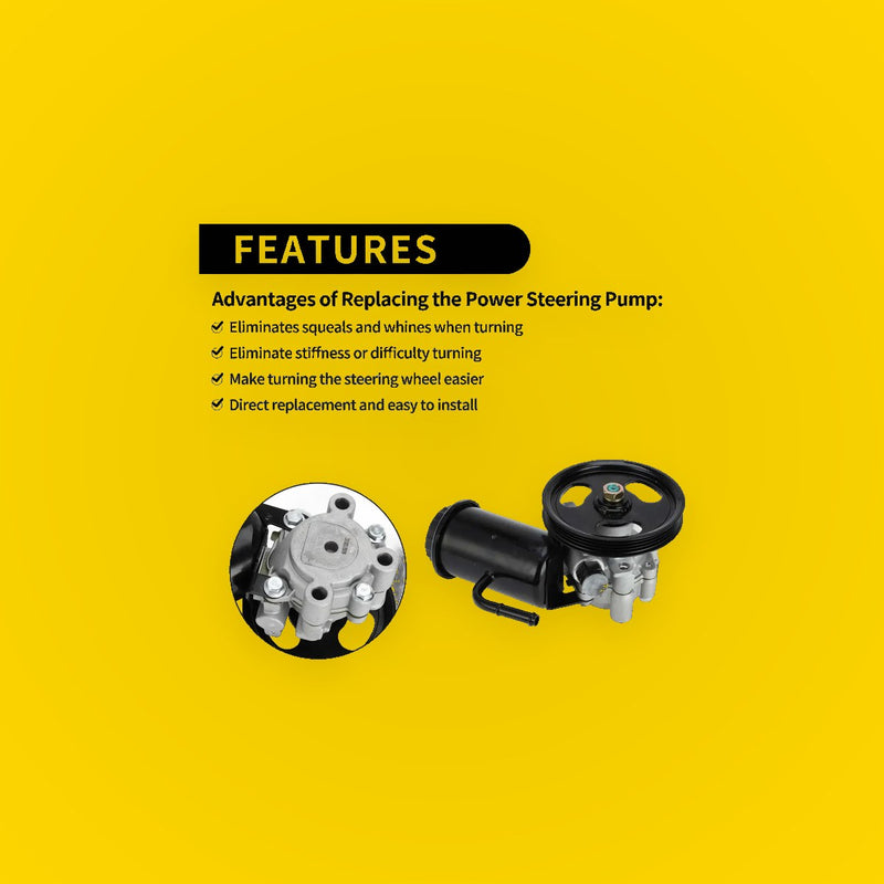 Power Steering Pump with Pulley for Toyota 4Runner