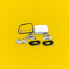Chrome Door Mirrors for Toyota Hilux 5th Gen 1988-1997