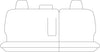 Sperling Empire Leather Rear Row 2 Black Seat Covers