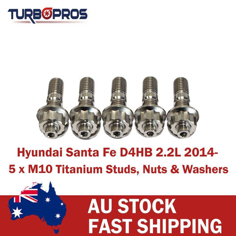 Hyundai Santa Fe D4HB 2.2L 2014 Onwards Titanium Turbo Charger Stud Kit