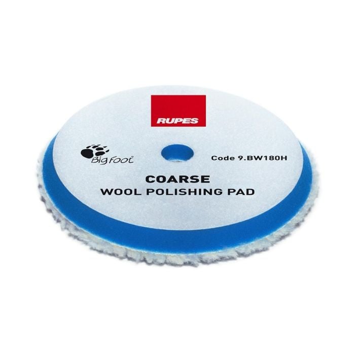 Rupes Wool Pad Coarse Blue 150/170mm 2Pk