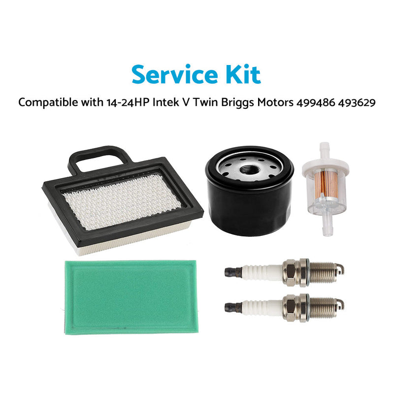 14-24HP Intek V Twin Briggs Motors 499486 493629 Service Kit Suitable