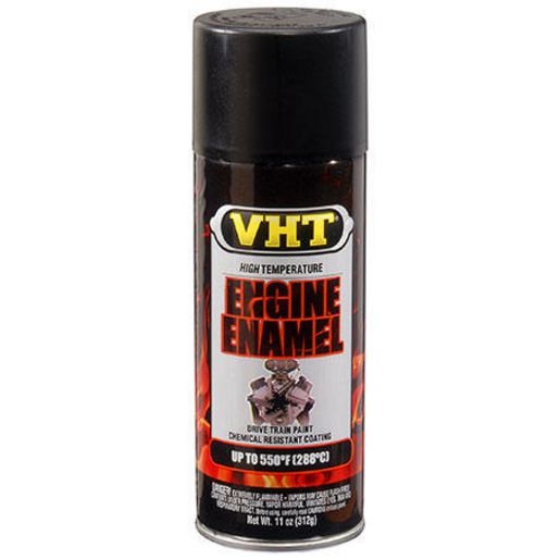 VHT Aerosol Spray Engine Enamel Paint Flat Black 312g