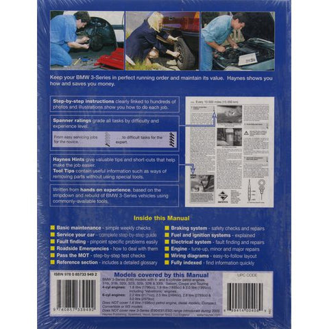 Haynes Repair Manual Suits BMW 3 Series E46 98-06 4067