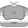 Meyle Brake Pad Set 025 214 7919/PD