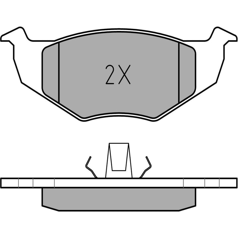 Meyle Original Brake Pad Set Front 025 218 6617