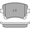 Meyle Original Brake Pad Set Rear 025 233 2617