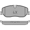 Meyle Original Brake Pad Set Front 025 241 9118