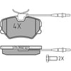 Meyle Original Brake Pad Set Front 025 212 0918/W