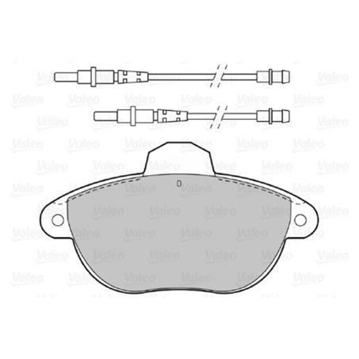 Valeo Front Brake Pads Xantia Turbo 06 19 598385