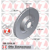 Zimmermann OE Coat Z Brake Rotor Pair 347mm Front