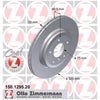 Zimmermann OE Coat Z Brake Rotor Pair 320mm Rear