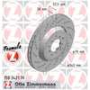Zimmermann Formula Z Brake Rotor 345mm Front LH