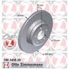 Zimmermann OE Coat Z Brake Rotor Pair 345mm Rear