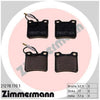 Zimmermann Brake Pad Rear Set 21278.170.1
