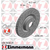 Zimmermann OE Coat Z Brake Rotor Single 350mm Front