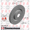 Zimmermann OE Coat Z Brake Rotor Pair 350mm Front