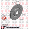 Zimmermann OE Coat Z Brake Rotor Pair 344mm Front