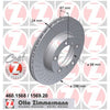 Zimmermann OE Coat Z Brake Rotor 298mm Front RH