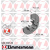 Zimmermann OE Coat Z Brake Rotor Single 226mm Rear