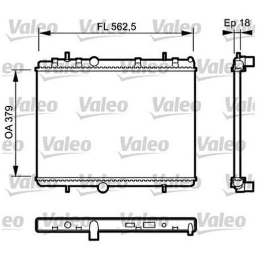 Valeo Radiator 735091