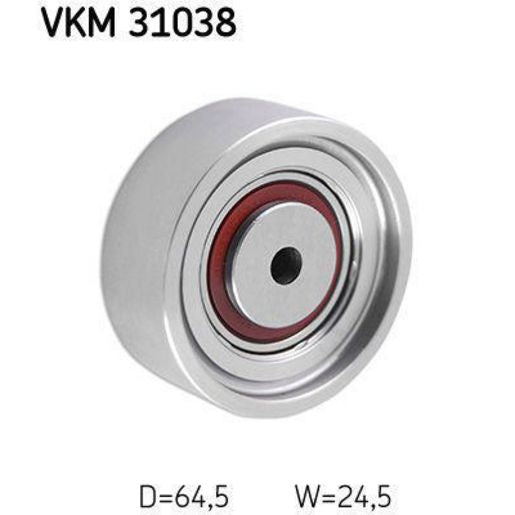 SKF Drive Belt Idle Pulley VKM 31038