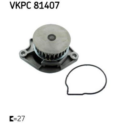 SKF Water Pump Vkpc 81407