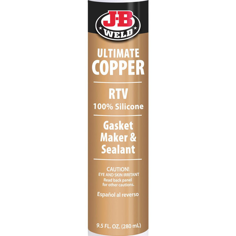 J-B Weld Ultimate Copper Silicone Sealant 280ml 32925