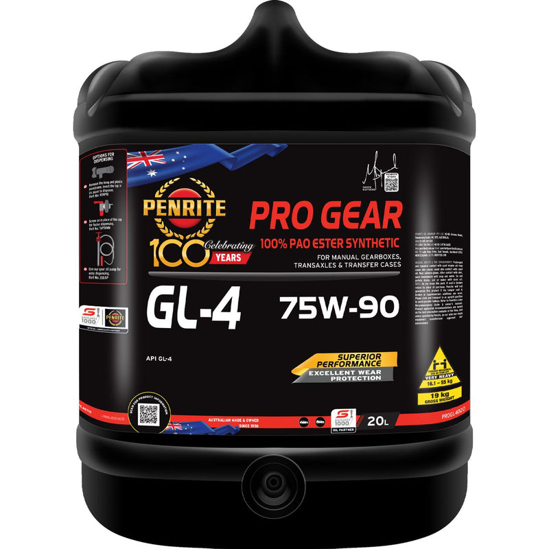 Penrite Pro Gear GL4 75W-90 Gear Oil 20L
