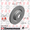 Zimmermann OE Coat Z Brake Rotor Single 344mm Front