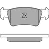 Meyle Original Brake Pad Set Rear 025 243 6819