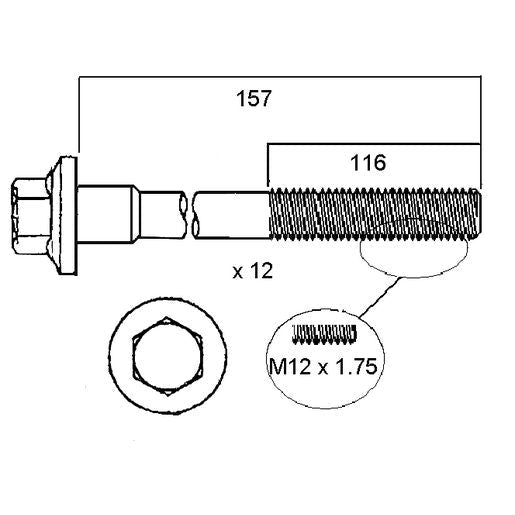 Permaseal Head Bolt Set HBS146