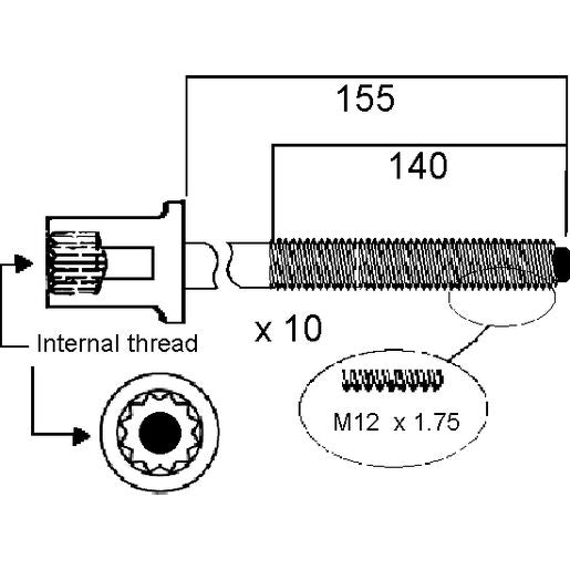 Permaseal Head Bolt Set HBS188