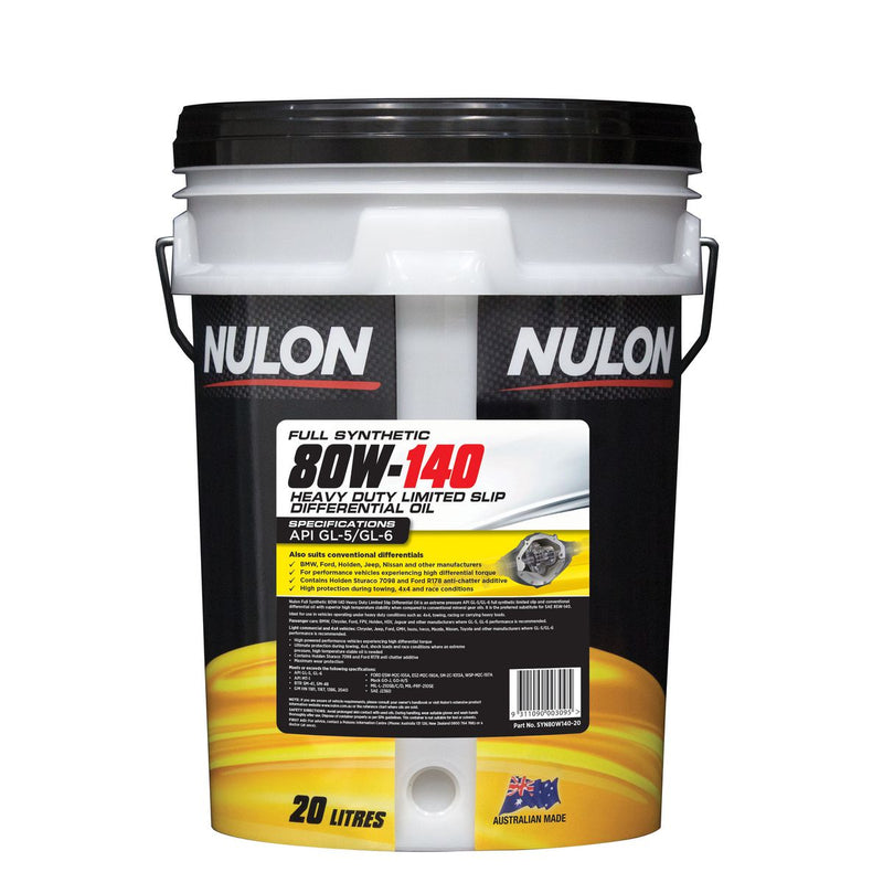 Nulon Heavy Duty 80W-140 Limited Slip Differential Oil