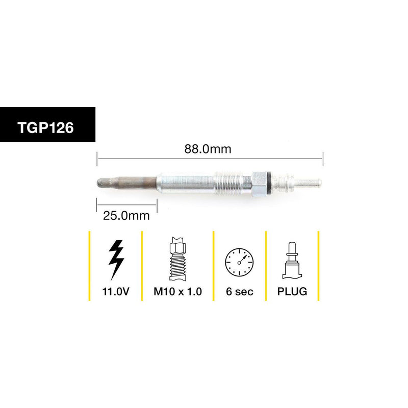 Tridon Glow Plug TGP126